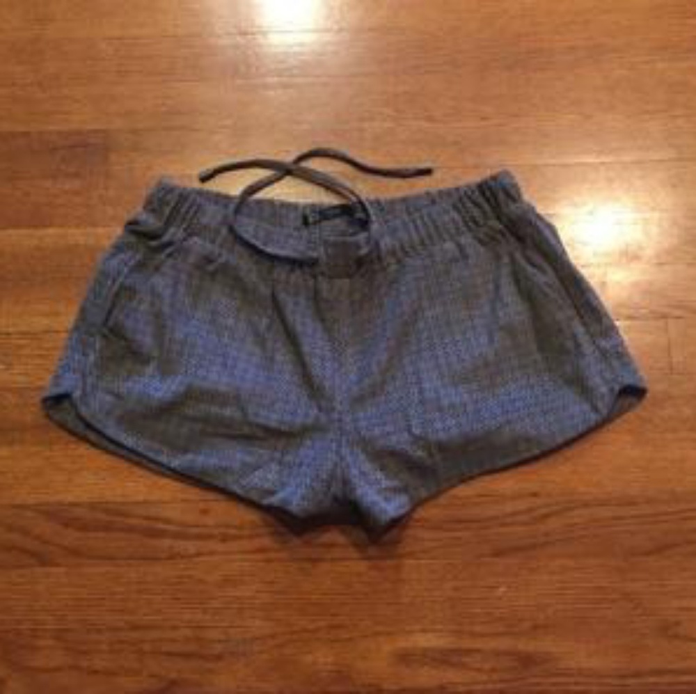 Zara faux suede shorts
